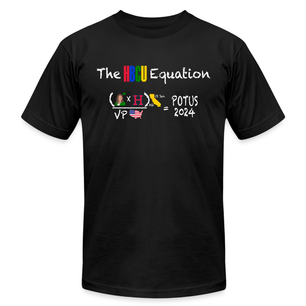 Kamala For POTUS 2024 Equation Unisex T-Shirt - black