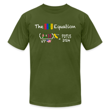 Load image into Gallery viewer, Kamala For POTUS 2024 Equation Unisex T-Shirt - olive
