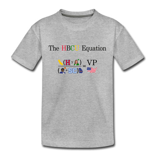 Grey Kids' Premium T-Shirt w/ Equation #1 - heather gray
