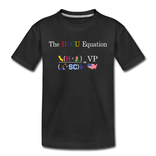 Black Kids' Premium T-Shirt w/ Equation #1 - black
