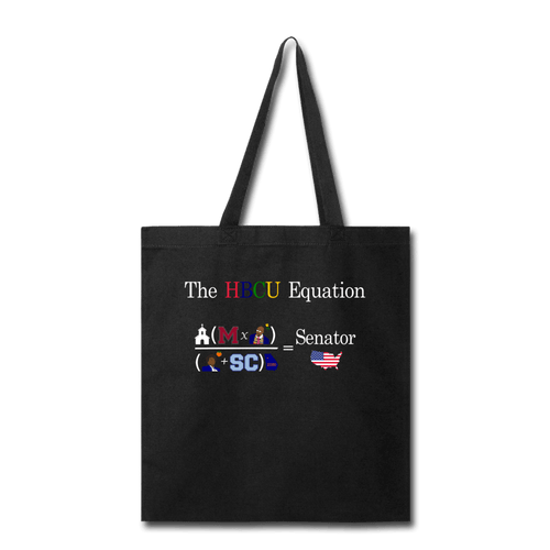 Black Tote Bag w/ Equation #2 - black