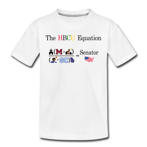 White Kids' T-Shirt w/ Equation #2 - white