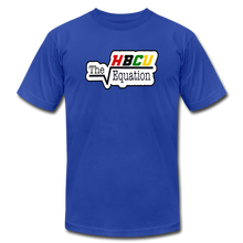 Load image into Gallery viewer, The HBCU Equation Tee - royal blue
