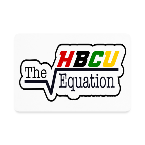 The HBCU Equation Refrigerator Magnet - white