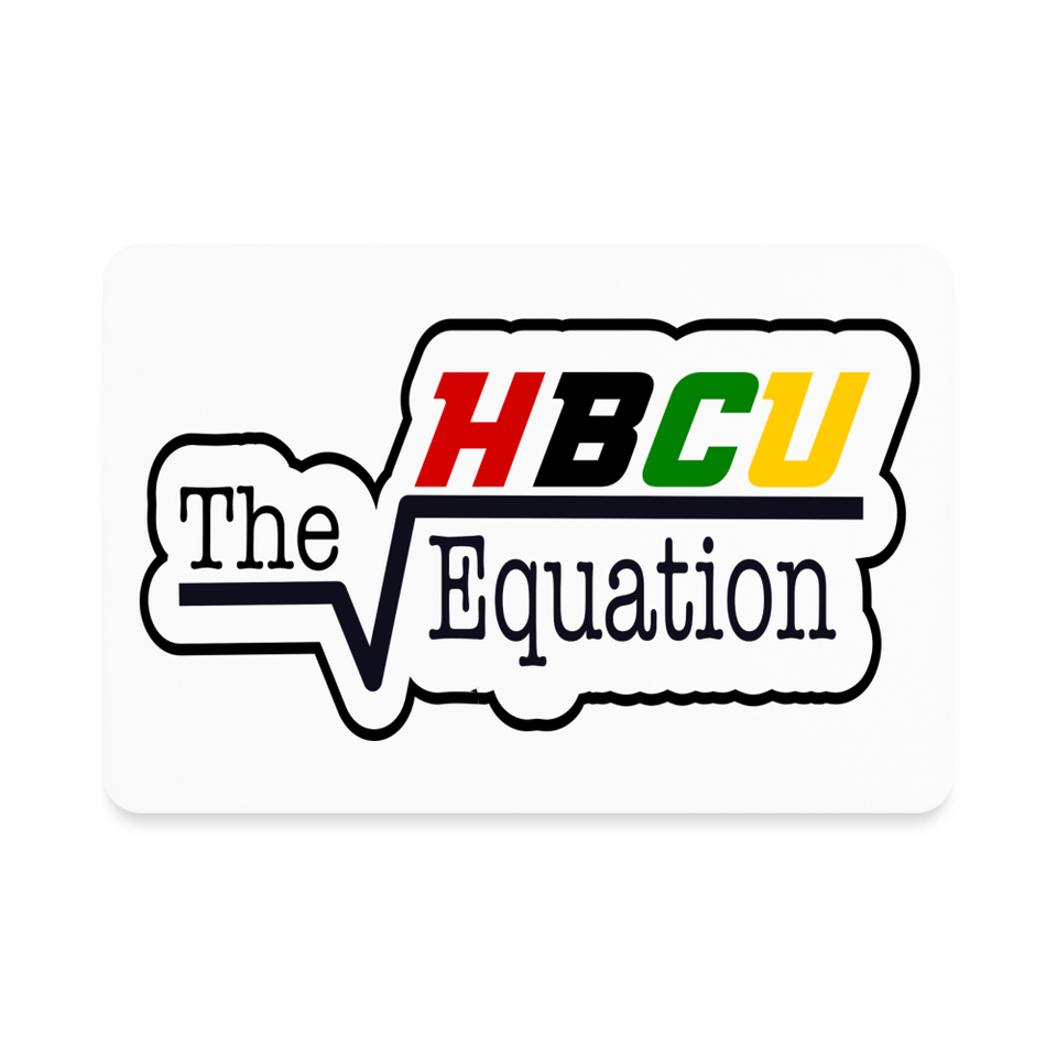 The HBCU Equation Refrigerator Magnet - white